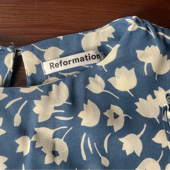 REFORMATION Quest Mini Dress in Tuli Sz 2 NWT - Picture 4 of 7